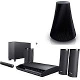 Sony 3D Blu-Ray 5.1 Channel Home Theater System, 1000 Watts, Full HD 1080p Playback, iPhone/iPad and Android Remote Control, Black - Bundle - with Sony SA-NS500 HomeShare Portable Speaker, Battery Operated, Black