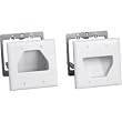 Datacomm 50-3332-WH-KIT Flat Panel TV Cable Organizer Kit (White)
