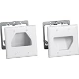 Datacomm 50-3332-WH-KIT Flat Panel TV Cable Organizer Kit (White)