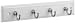 Stanley Home Designs B8175 8-3/4-by-0.4-by-7-Inch Key Rail, Satin Nickel