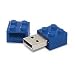 USB 2.0 MEMORY STICK BRICK FLASH DRIVE, 4GB, BLUE