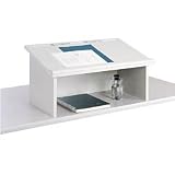 Portable Fold-up Tabletop Lectern, 28w x 16d x 13-7/8h, Gray (SAF8920GR)