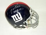 Y.A. Tittle Autographed New York Giants Authentic Mini Football Helmet with 