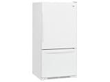 Amana Easy Reach Plus ABB2222FEW 22.0 cu. ft. Freestanding Bottom-Freezer Refrigerator with 4 Glass Shelves, Adjustable Fresh Food Door Buckets and Deli Drawer: White