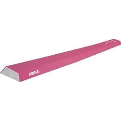 9 foot Nastia Liukin Pink Suede Foam Balance Beam American Athletic