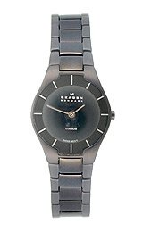 Skagen Women's Swiss Titanium Black Watch #585XSTMXB