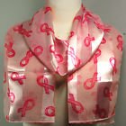 Pink Ribbon Breast Cancer Awareness Scarf Headband 