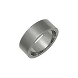 Image of Titanium 8mm Flat Band Ring by Ti2