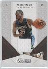 2009-10 Timeless Treasures Materials Jerseys #14 - Al Jefferson/100