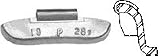IMPERIAL 70958 UNCOATED WHEEL WEIGHTS P225 (PACK OF 50)
