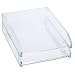 Kantek  Acrylic Double Letter Tray, 4 3/4 x 14 x 10 1/2 Inches , Clear (AD15)