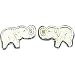 Sterling Silver Elephant Earrings Animal Jewelry