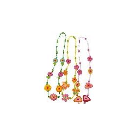 Wooden Necklace (1 Supplied, assorted designs) [Toy]