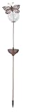 Pine Top 508-0009 Solar Butterfly on Stick Night Light, Plastic and Steel, Copper