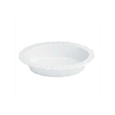 ICTC Renault Ovale Geriffelte Backform f&uuml;r Pies und Pasteten, 25&nbsp;cm, wei&szlig;