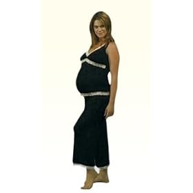 Emma Jane Lace Trim Maternity Pyjamas Size 14/16