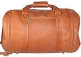 David King Leather Luggage Carry On Tote