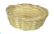 Dollhouse Miniature Straw Basket