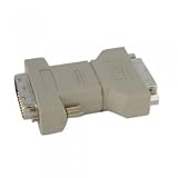 DVI-I to DVI-D Dual Link Video Cable Adapter (F/M) - Cream