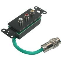 Cables To Go RapidRun - Wall plate - composite video audio - RCA (F) - MUVI connector -... by Cables To Go