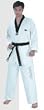 White / Black Lapel Ultima Tae Kwon Do Uniform (Size 2) from Starpak