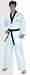 White / Black Lapel Ultima Tae Kwon Do Uniform (Size 5) from Starpak