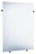 Rectangular Bathroom Mirror - a perfect way to make a lasting impression in your bathroom (Brushed Nickel) (28"H x 19"W x 2.5"D)