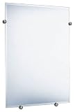 Rectangular Bathroom Mirror  A Perfect Way To Make A Lasting Impression In Your Bathroom Brushed Nickel 28H X 19W X 25D