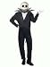 Jack Skellington Deluxe Costume WITH or WITHOUT MASK for Men or Teens/Young Adult (Pants not included)