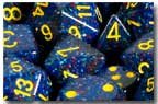 Polyhedral 7-Die Speckled Dice Set - Twilight