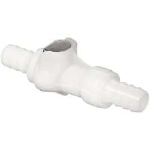 Acetal Miniature Quick Connect Tube Fitting, Barbed Coupler, Tube ID