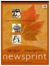 Art1St 18 x 24 in. Standard-Weight Newsprint Pad - 50 Sheets, White