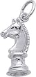 Chess Knight Charm by Rembrandt Charms
