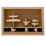 Buy 2 Flute Shaker Raised Panel Router Bit With Shaker Stile & Rail Cutters - 3 PC... by Stone Mountain