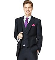 Sartorial Pure Wool 2 Button Herringbone Stripe Jacket