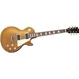 Gibson Les Paul Studio 50's Tribute with Dark Back and Humbuckers Electric Guitar, Satin Gold Top
