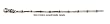 SilverBox Chain With Beads, Size: 16 inches