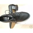 ladies ballroom black leather oxford dance shoes size 4'