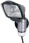 Cooper Lighting MS100PG 110 Degree 100W Portable Plug-in Motion Security Floodlight, Gray