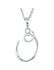 Genuine IceCarats Designer Jewelry Gift Sterling Silver .03Ctw Dia 18 Inch Necklace. O .03 Ctw Diamond 18" Necklace .03Ctw Dia 18 Inch Necklace In Sterling Silver