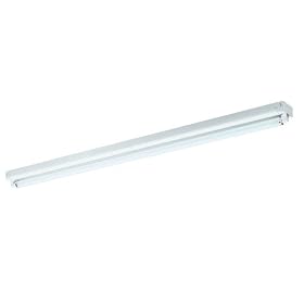American Fluorescent S196E12 Commercial Grade 1-96 Watt T12 Light Strip, White Enamel Steel Chassis