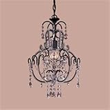 Minka Lavery Lights 3123-489 Mini 1LT Chandelier - Taylor Bronze Mini Chandeliers Indoor Lighting