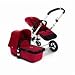Bugaboo Cameleon Stroller - Red Base - Red Canvas