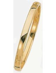 6mm 14k High Polished Bangle Bracelet