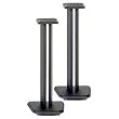 Wood Speaker Stands (Black) (24.5"h X 11"W X 10"D)
