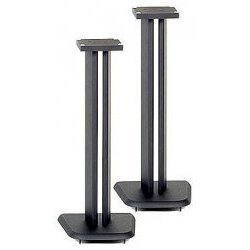 Wood Speaker Stands (Black) (24.5"h X 11"W X 10"D)
