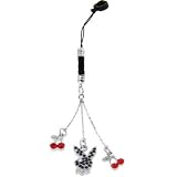 Officially Licensed PLAYBOY Black SWINING CHERRY BUNNY Cell Phone Charm