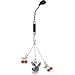 Officially Licensed PLAYBOY Black SWINING CHERRY BUNNY Cell Phone Charm