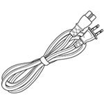 シャープ[SHARP]　シャープブルーレイディスクレコーダー用電源コード（004 500 0114） 【0045000114】