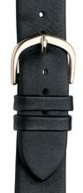 SPEIDEL-GenuineLeatherWatchband,ColorBlack,Size18mmLong,-BONUS-2extraSpringBarsincluded